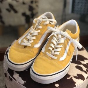 Like New Vans Old Skool Ochre/Yellow W 7.5